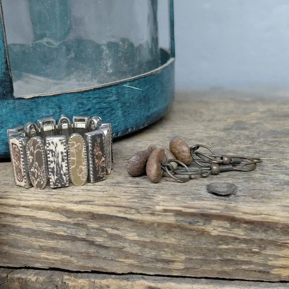 Earth Tone Beaded Jewelry Bundle - Picture 3 of 6